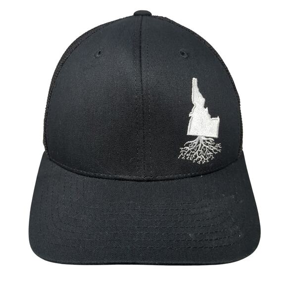 Idaho Tree WYR Clothing Fitted Trucker Hat Black One Size Embroidered Flexfit - Picture 1 of 8